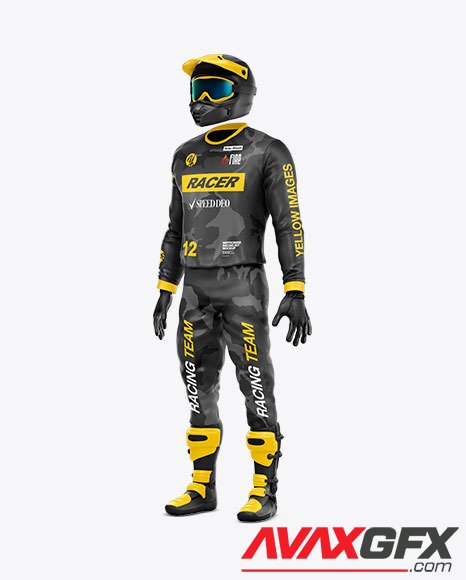 Motocross Racing Kit Mockup 83957