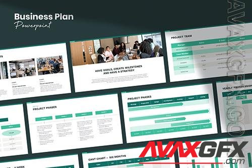 Modern Business Planner Powerpoint and Google Slides Template