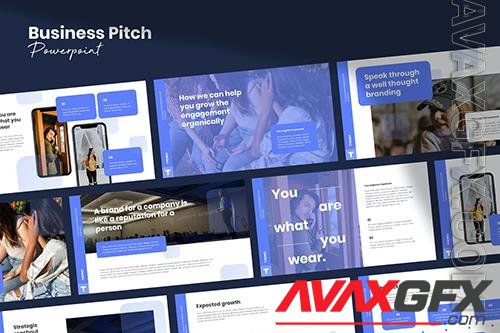 Modern Tech Pitch Powerpoint and Google Slides Template