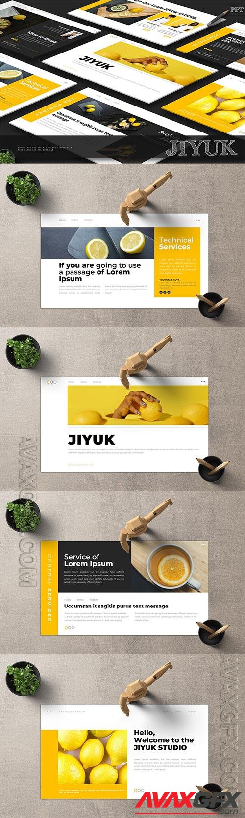 Jiyuk - Powerpoint and Google Slides Template