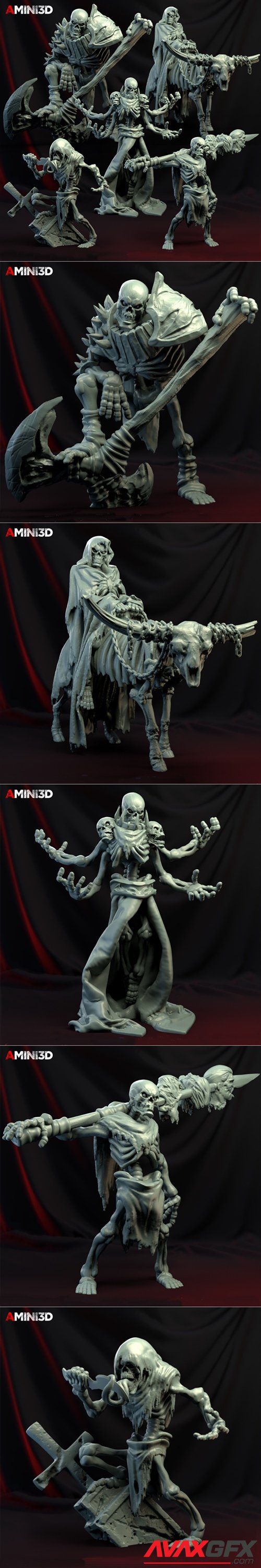 Skeletons – 3D Printable STL