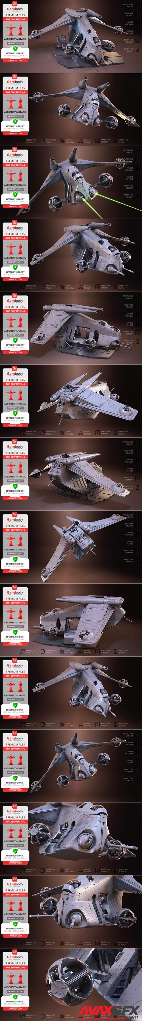 LAATi Gunship – 3D Printable STL