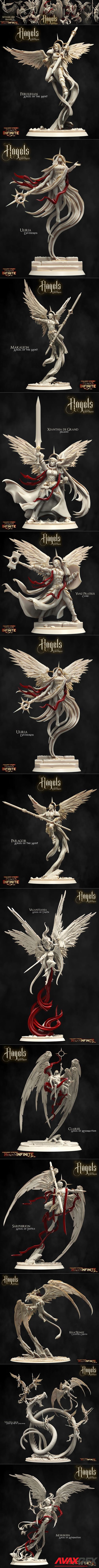 Not Supported Angels – 3D Printable STL