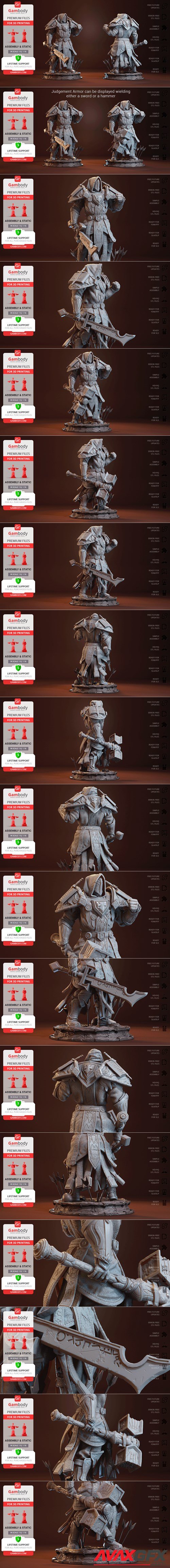Paladin Judgement Armor – 3D Printable STL