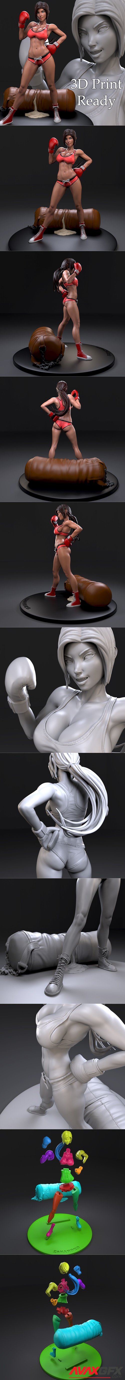 Knockout Girl Fanart – 3D Printable STL