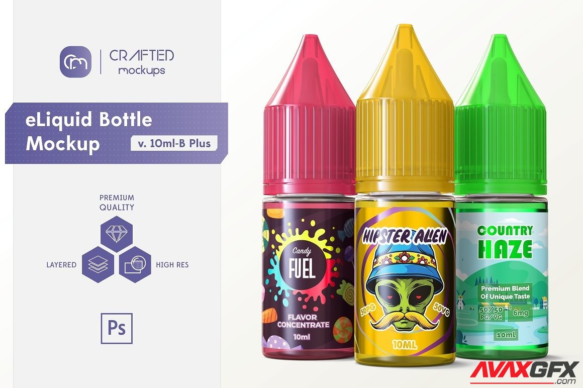 CreativeMarket - eLiquid Bottle Mockup v. 10ml-B Plus 5960524