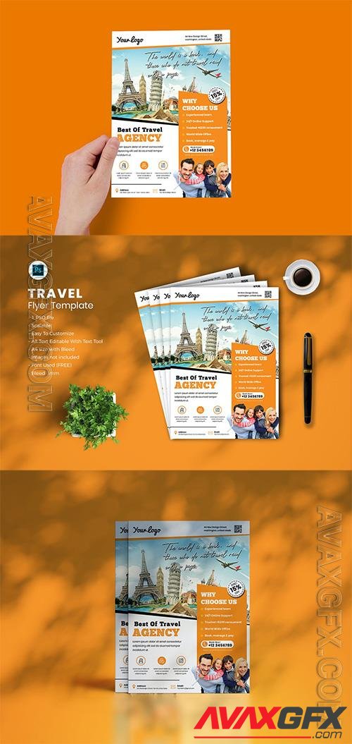 Travel flyer Template vol-09 7LFSNTU