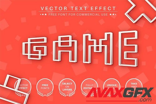 Game - editable text effect - 6405852