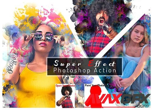 Super Effect Photoshop Action - 6406333