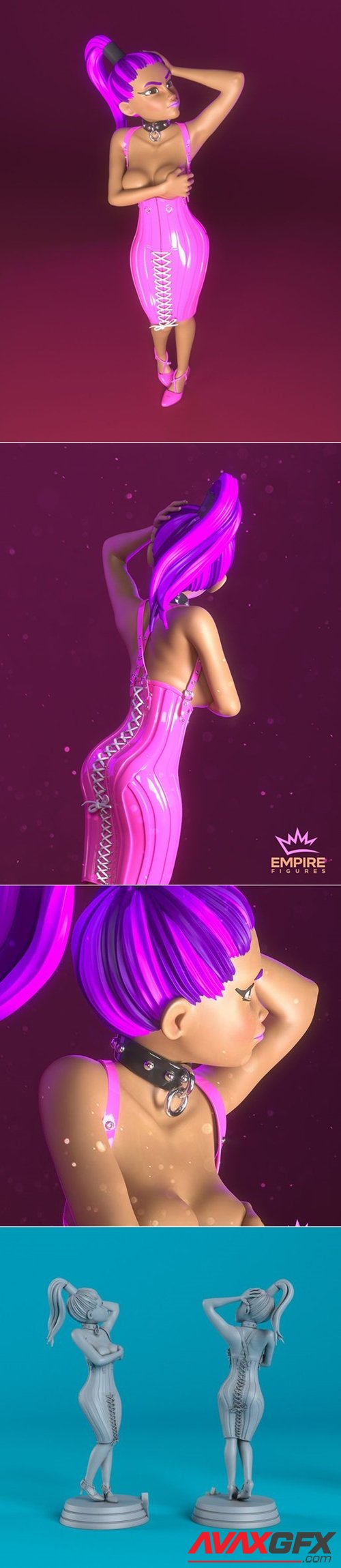 Sexy corset dress – 3D Printable STL