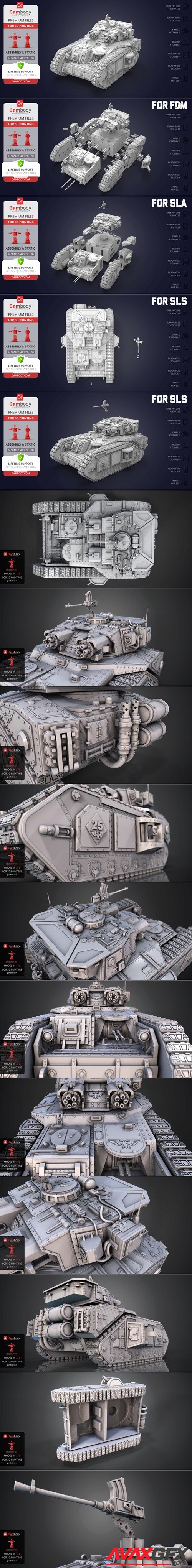 Vulcan Tank – 3D Printable STL