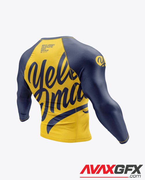 Mens Long Sleeve Jersey on Athletic 47533