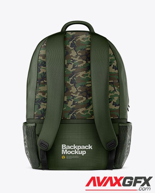 Backpack Mockup - Back View 48107
