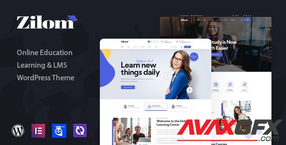 ThemeForest - Zilom v1.0.1 - Online Education Learning WordPress Theme - 33375938