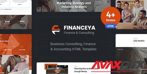 ThemeForest - Financeya v1.0 - Business, Consulting & Accounting HTML5 Responsive Template - 28256548