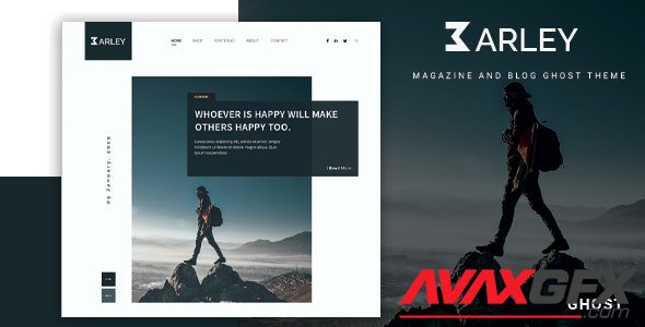 ThemeForest - Barley v1.0 - Blog and Magazine Ghost Theme - 33454531