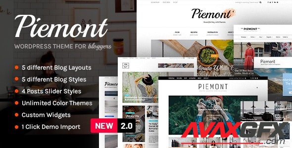 ThemeForest - Piemont v2.2 - Premium Travel & Lifestyle Responsive WordPress Blog Theme - 12163851 - NULLED