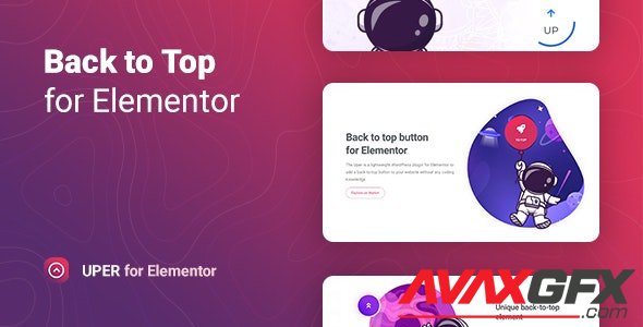 CodeCanyon - Uper v1.0.0 - Back to Top Button for Elementor - 33490322