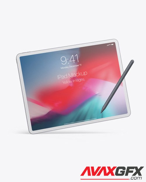 Clay Apple iPad Pro 2018 12.9 Mockup 50943