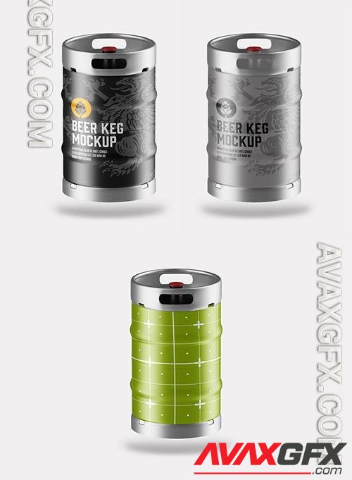 Beer Keg Mockup 8NASBF6