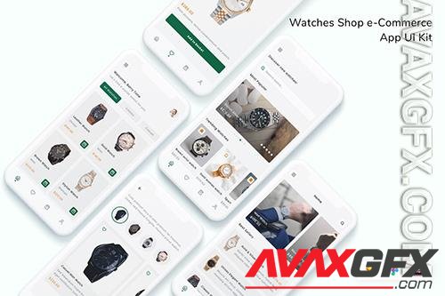 Watches Shop e-Commerce App UI Kit KUGM28R
