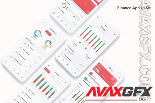 Finance App UI Kit 9S6MKE2
