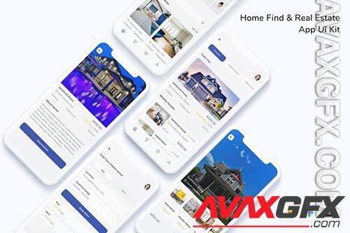 Home Find & Real Estate App UI Kit GXUKA8N