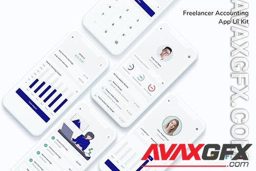 Freelancer Accounting App UI Kit K8WQ59V