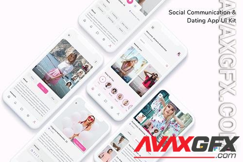Social Communication & Dating App UI Kit 9Z3DSRN