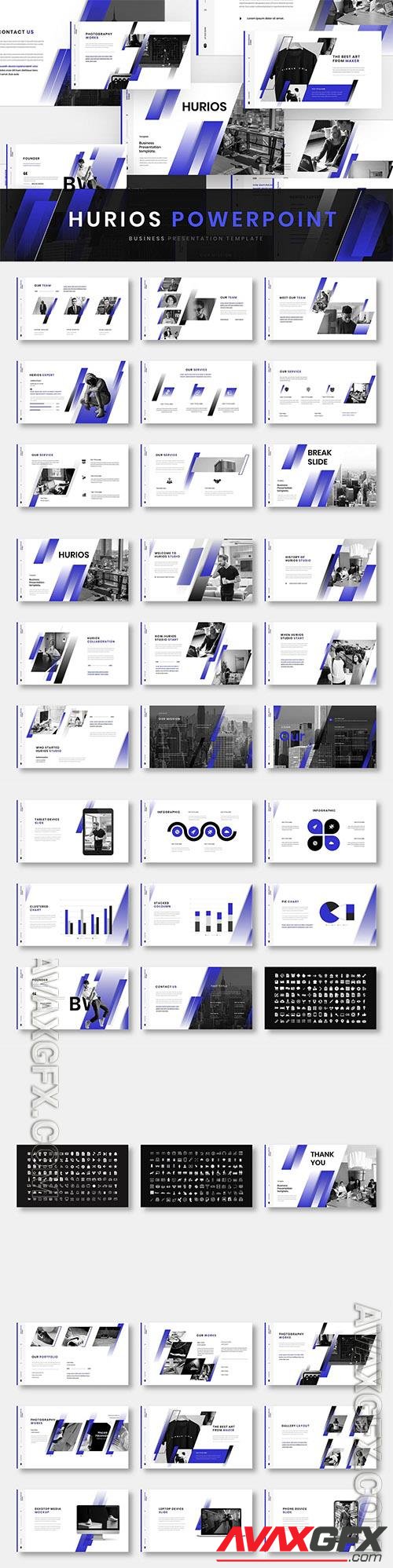 Hurios – Business Powerpoint, Keynote and Google Slides Template