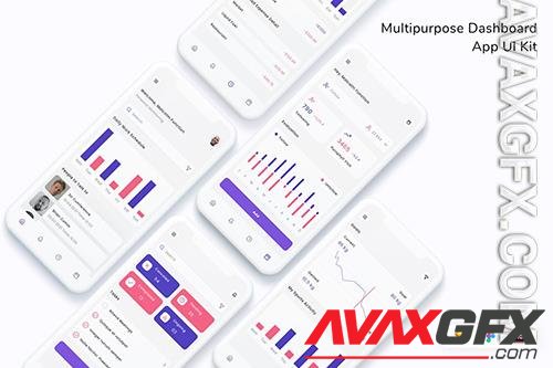 Multipurpose Dashboard App UI Kit FKASXLE