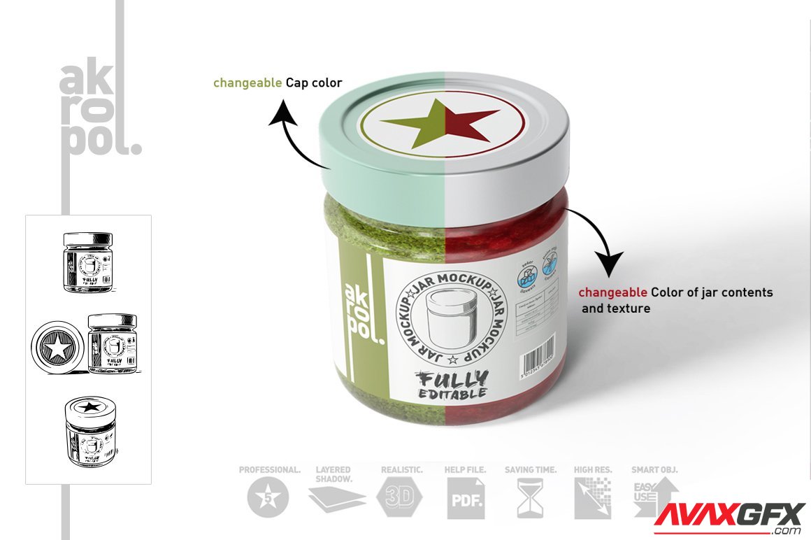 CreativeMarket - Jar Mock Up 4832793