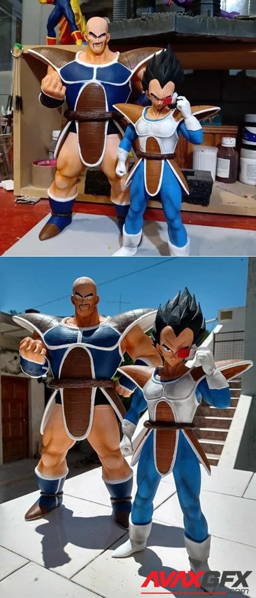 Vegeta Y Nappa – 3D Printable STL