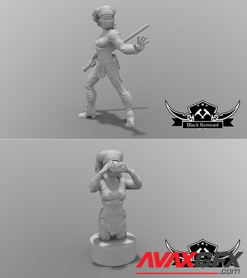 Mystical Star Corps Warrior – 3D Printable STL