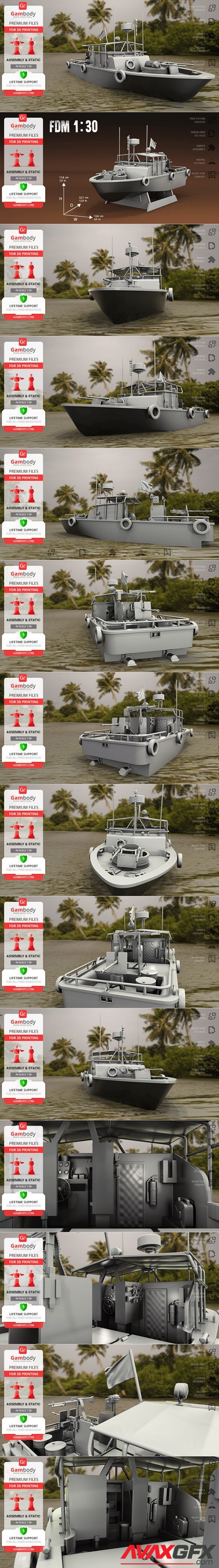 Patrol Boat 31 Mk 2 – 3D Printable STL