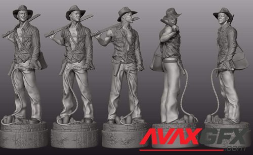 Indiana Jones – 3D Printable STL