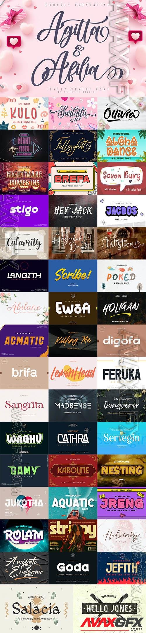48 Awesome Fonts Bundle 9
