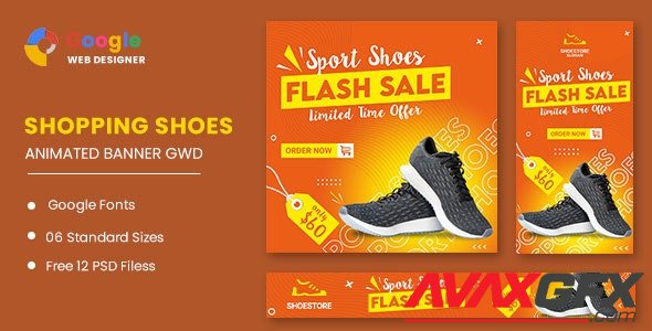 CodeCanyon - Shoes HTML5 Banner Ads GWD v1.0 - 33549644