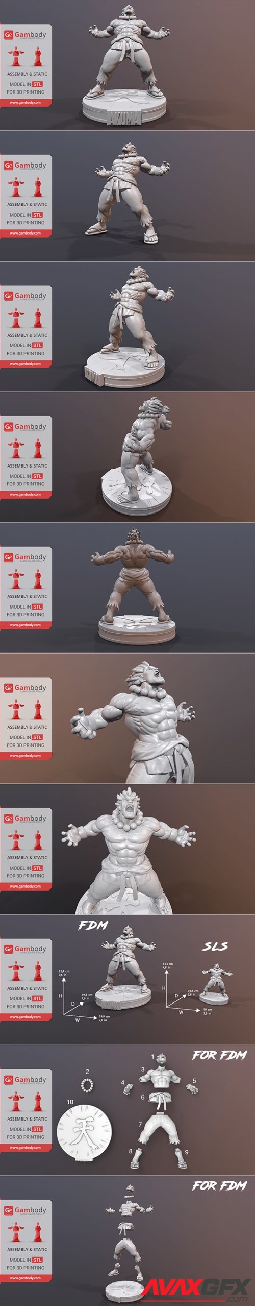 Akuma – 3D Printable STL