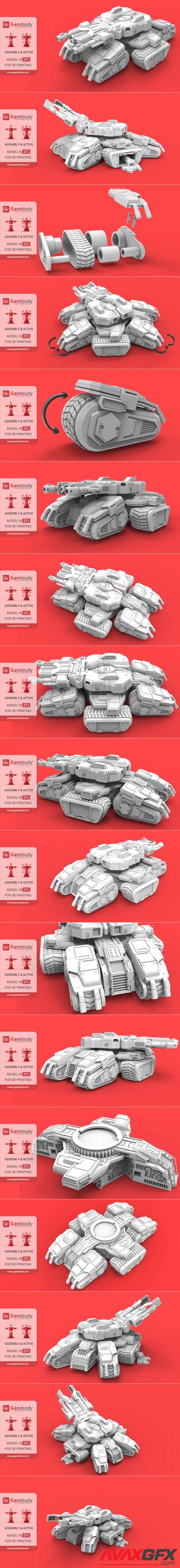 Siege Tank – 3D Printable STL