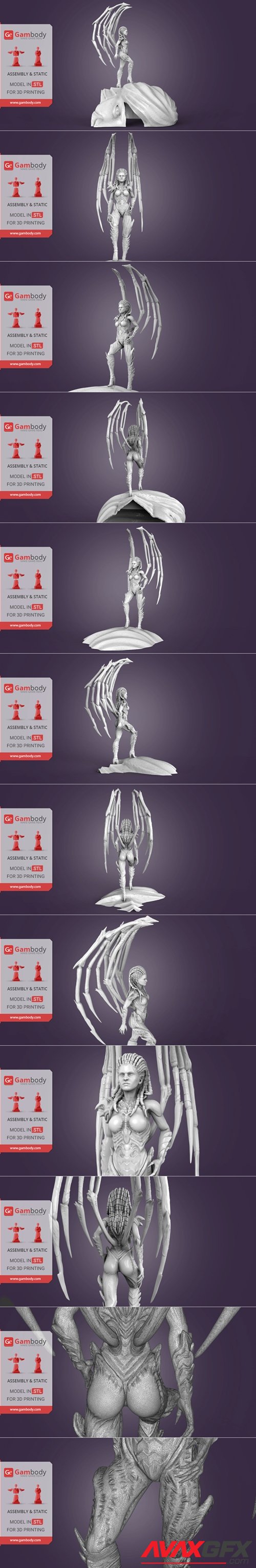 Queen of Blades – 3D Printable STL