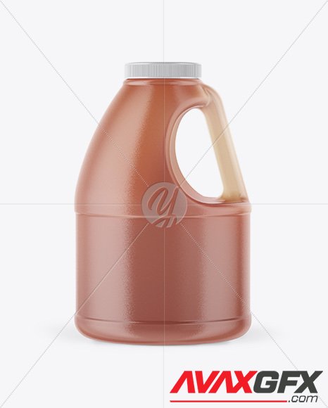 Plastic Jug with Honey Mockup 22495