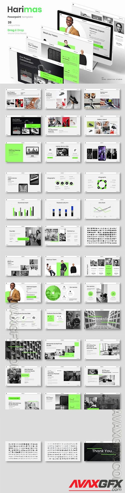 Harimas – Business Powerpoint, Keynote and Google Slides