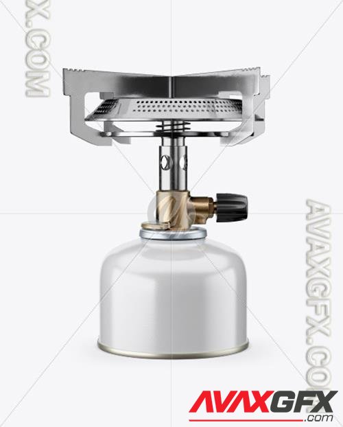 100g Gas Canister w/ Stove Mockup 82461 TIF