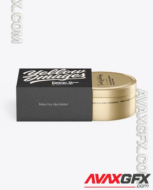 Metallic Jar in Paper Box Mockup 82229 TIF