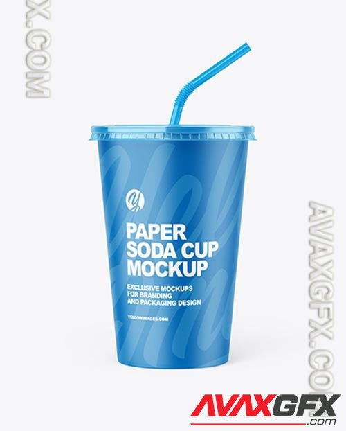 Paper Soda Cup Mockup 77034 TIF