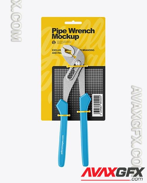 Pipe Wrench Mockup - Front View 75389 TIF