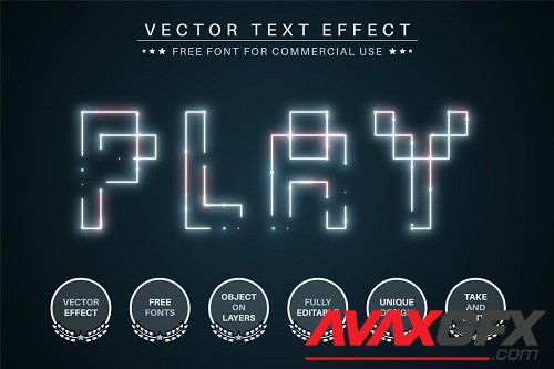 Play - Editable Text Effect - 6436938