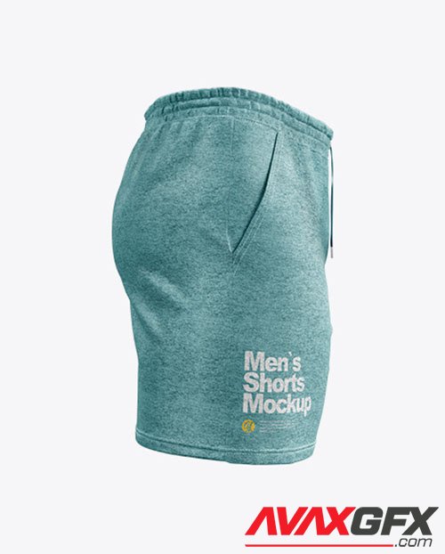 Melange Mens Shorts Mockup 50695