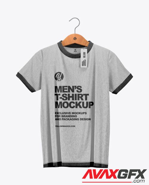Mens T-Shirt Mockup 48716